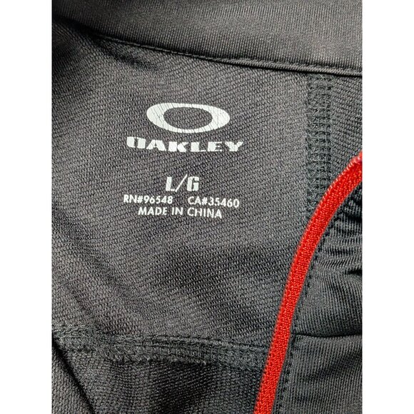Oakley Performance Jacket Men Size L 1/4 Zip Thumbholes Activewear Y2K Athletic - Picture 8 of 14